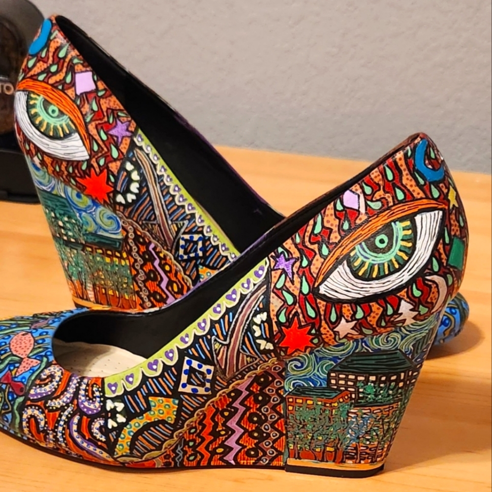 Custom Handpainted Wedges